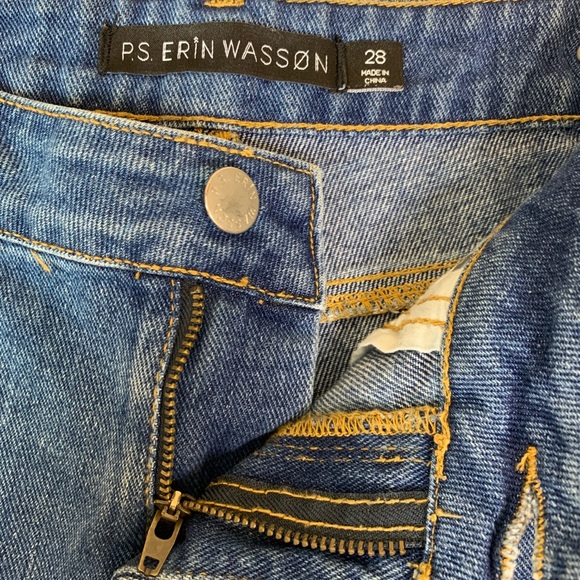 PS Erin Wasson Boho Cutoff Shorts Knit Pockets - Picture 8 of 9